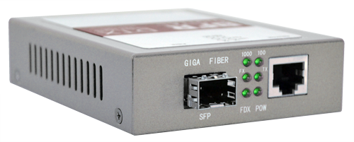 Gigabit Fibre Optic Media Converter With SFP Port